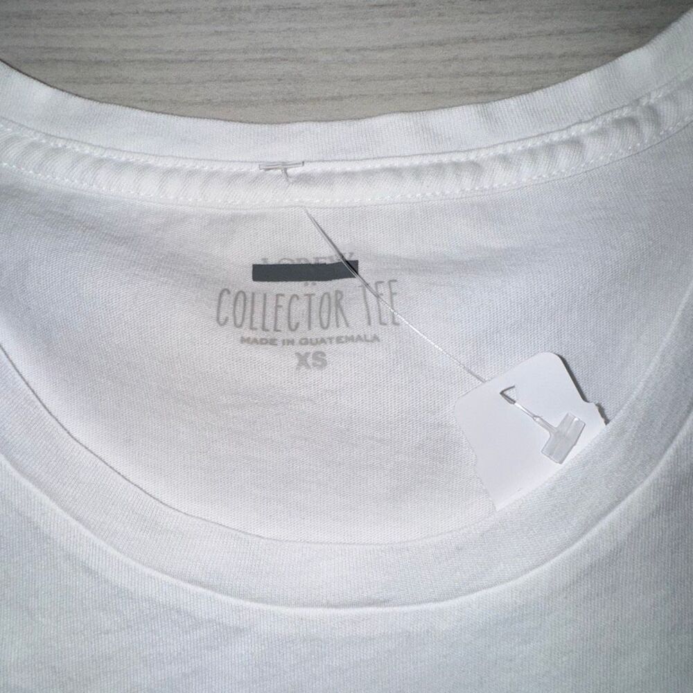 Brand new J.Crew Factory women's lobster flag graphic tee in 100% cotton size xs - Picture 3 of 7
